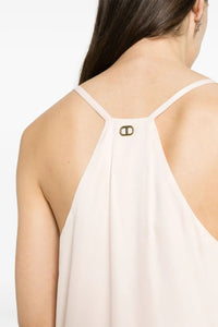 Twinset Satin spaghetti Straps Tank