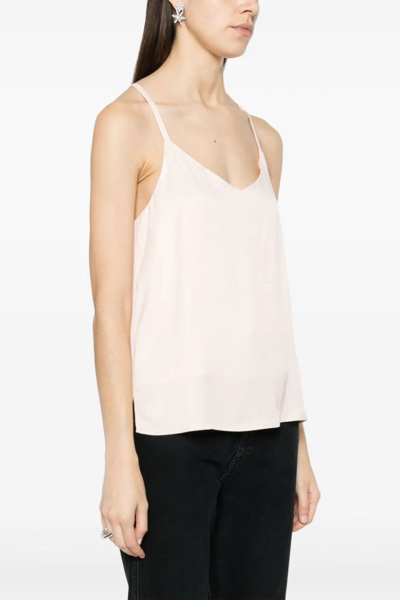 Twinset Satin Top With Shoulder Straps