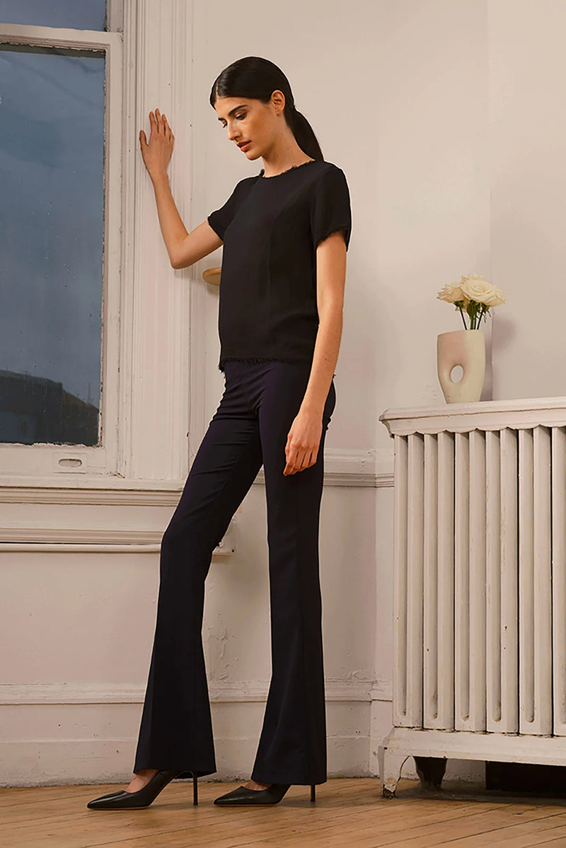 Avenue Montaigne Bellini Full-Length Flare Pants