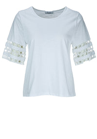 Princess Cotton Shirt With Lace Details