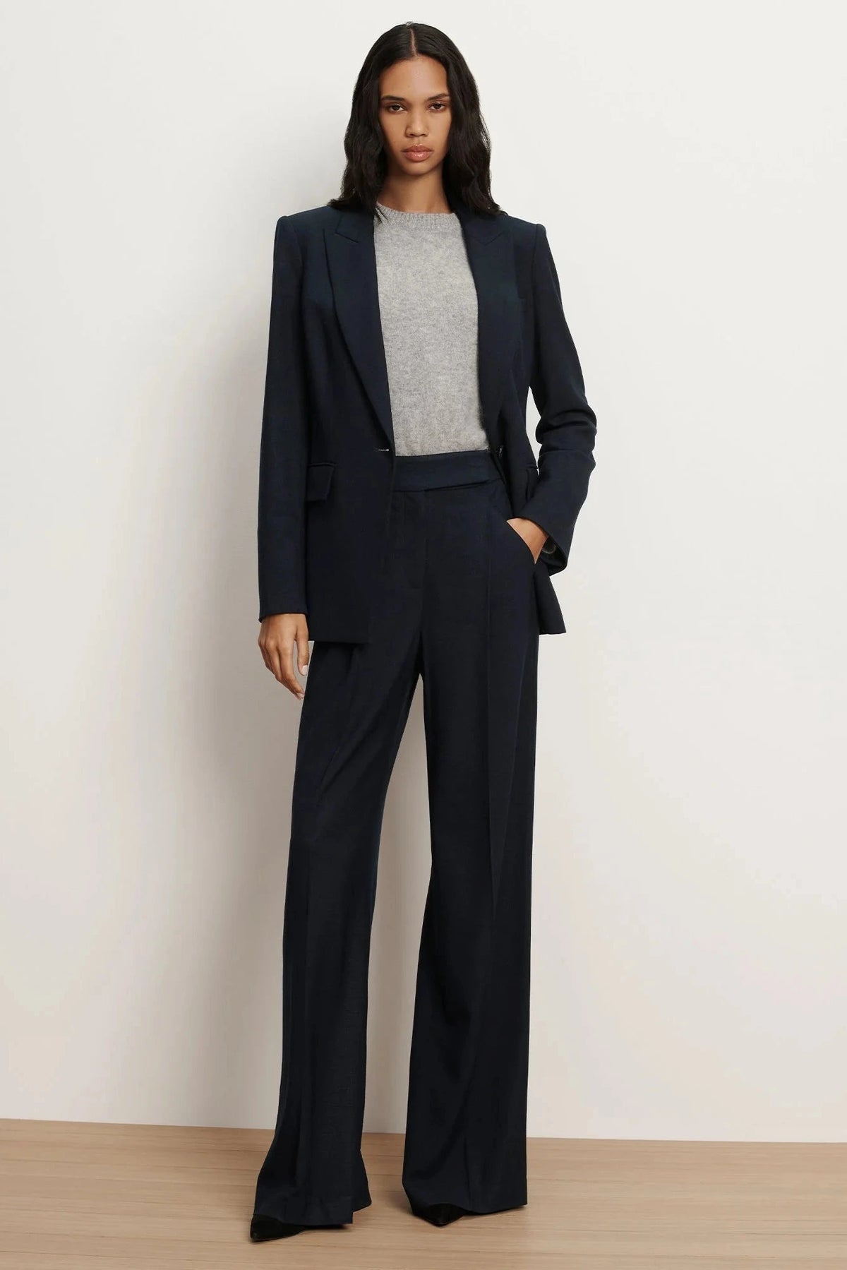 Veronica Beard Marbeau Pant Navy