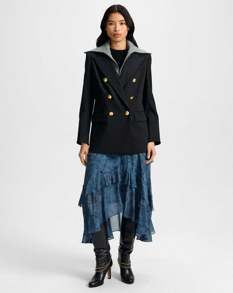 Veronica Beard Rhys Wool Dickey Jacket