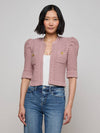 L’Agence Delilah Cropped Cardigan