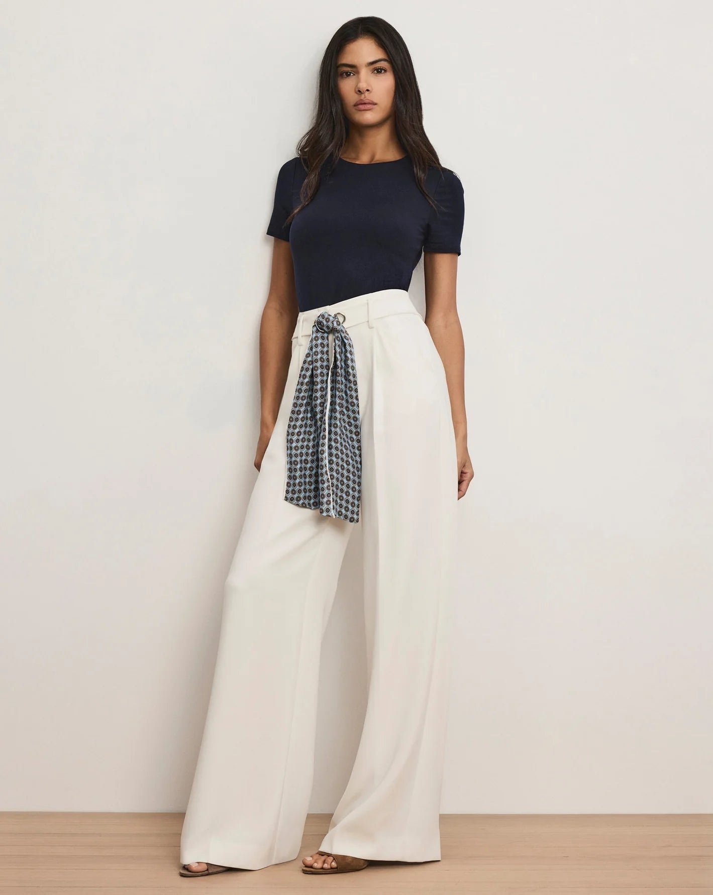 Pantalon large ceinturé Tai Veronica Beard