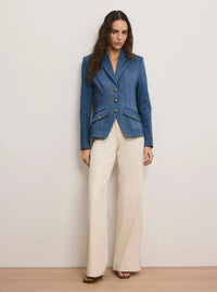 Veronica Beard Randy Denim Dickey Jacket