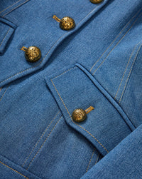 Veronica Beard Randy Denim Dickey Jacket