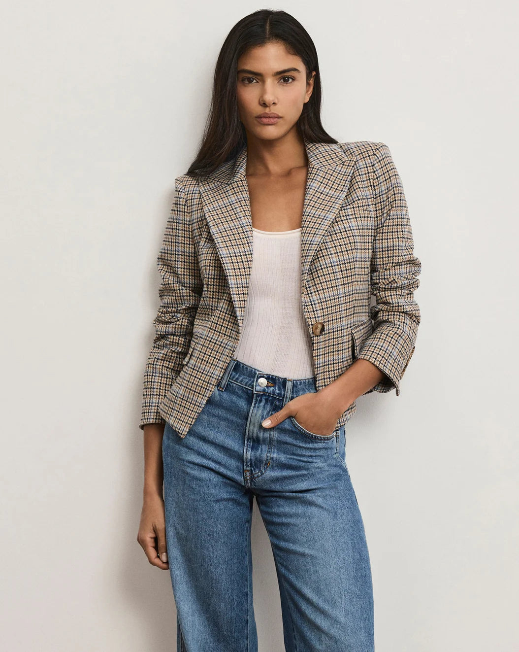 Veronica Beard Hosanna Dickey Jacket Malt Multi