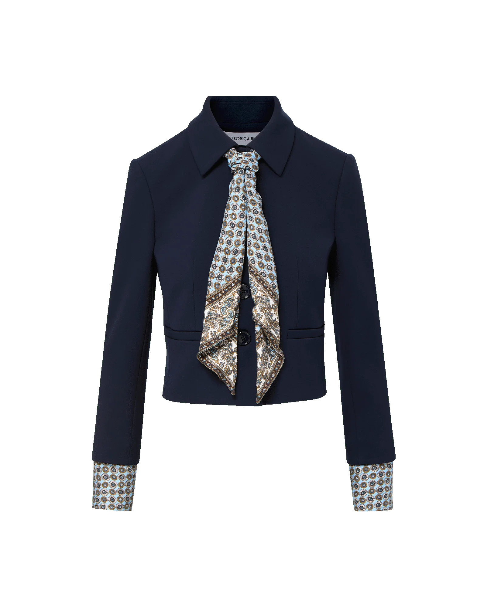 Veronica Beard Ismena Removable Scarf Jacket