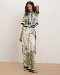 Veronica Beard Grigore Wide-Leg Pant