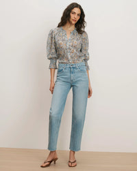 Veronica Beard Ashlynn Floral Blouse