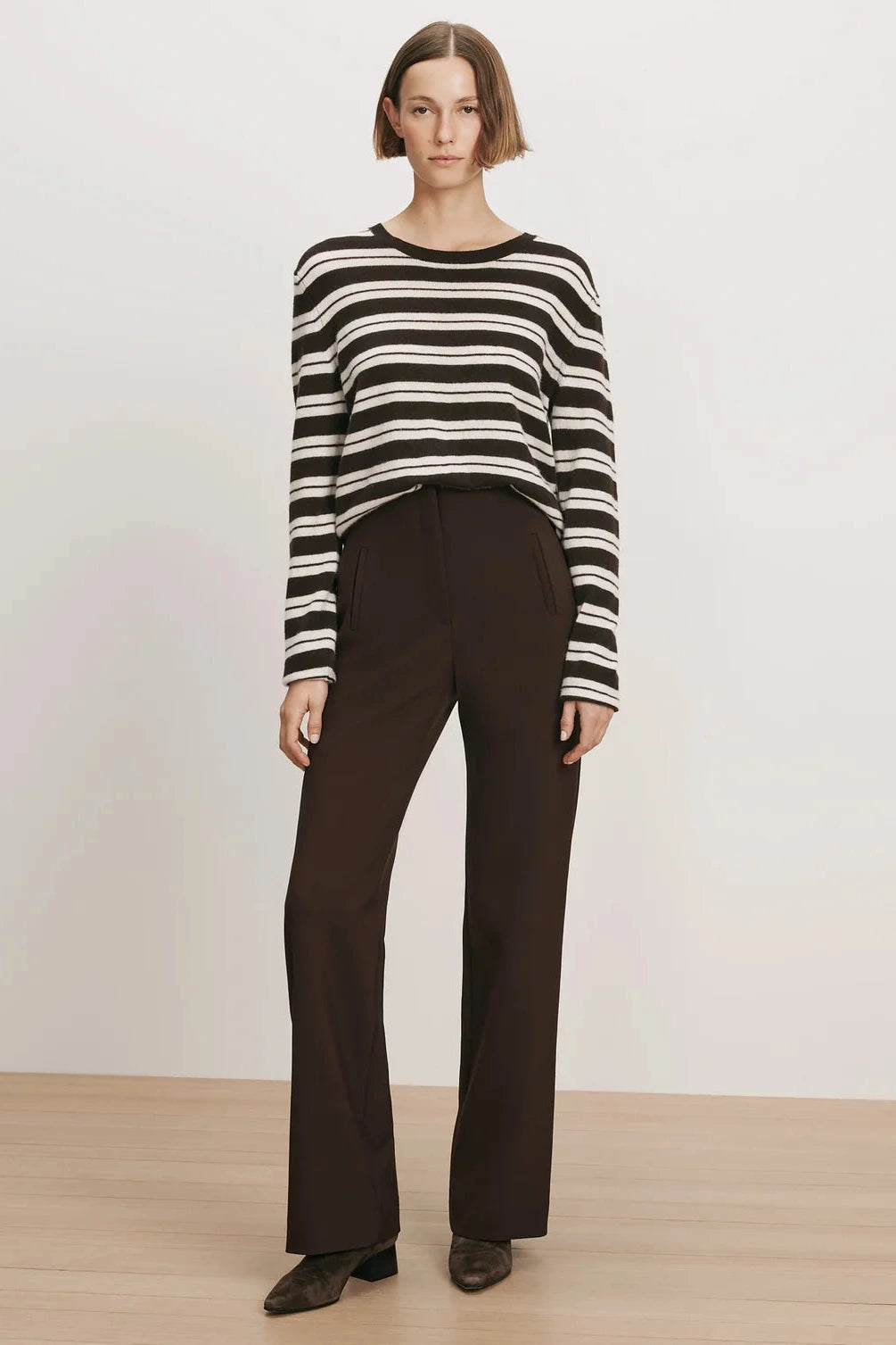 Veronica Beard Carys Pant Espresso