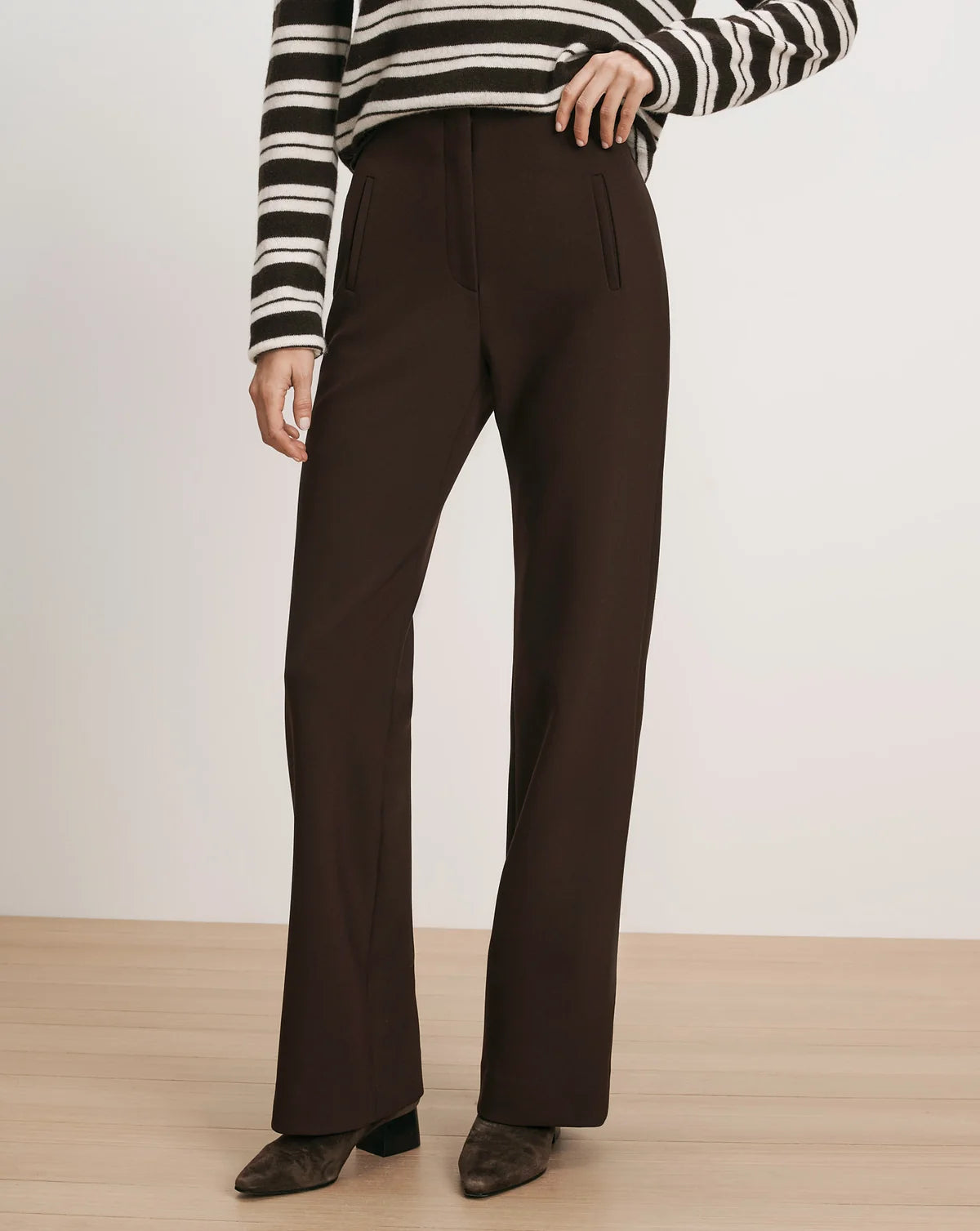 Veronica Beard Carys Pant Espresso
