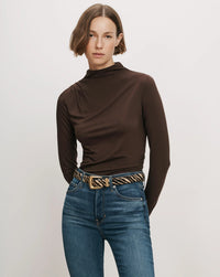 Veronica Beard Mylie Top Espresso
