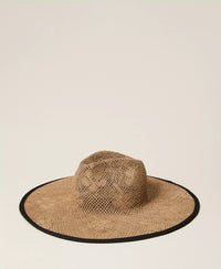 Twinset Straw-Effect Hat With Flowers