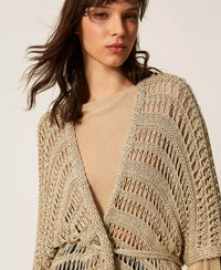 Twinset Crochet knit poncho