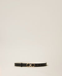 Twinset Reversible Leather Belt With Logo