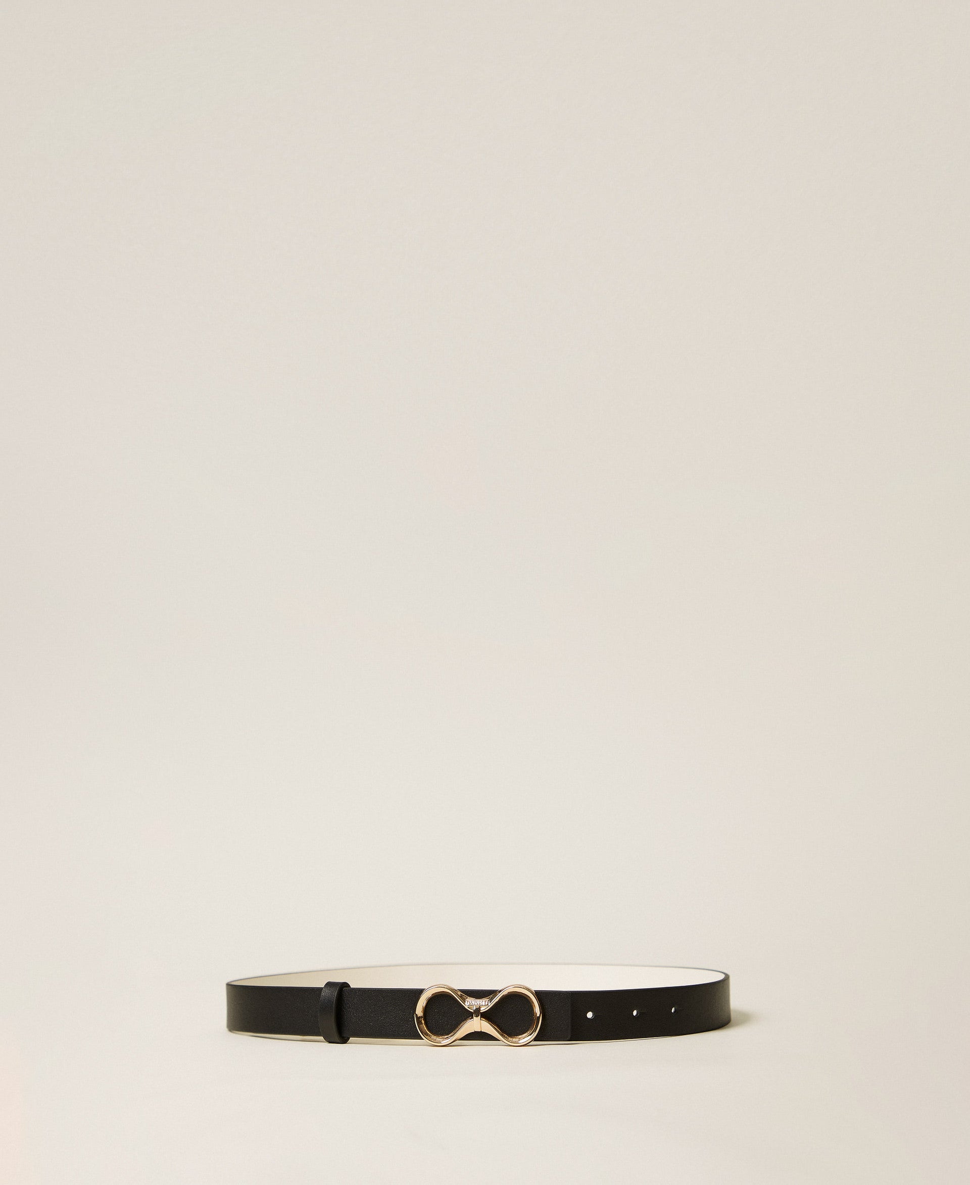 Twinset Reversible Leather Belt With Logo