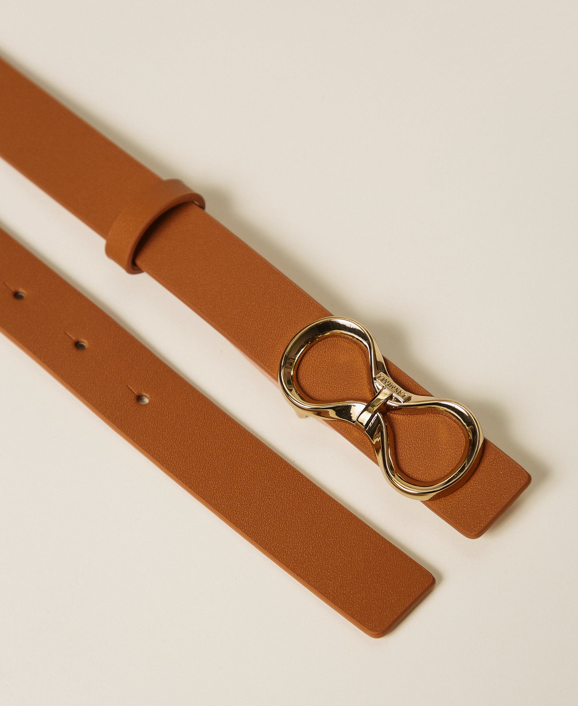 Twinset Reversible Leather Belt With Logo