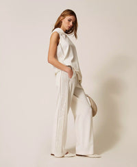 Twinset Recycled Crêpe de Chine Trousers