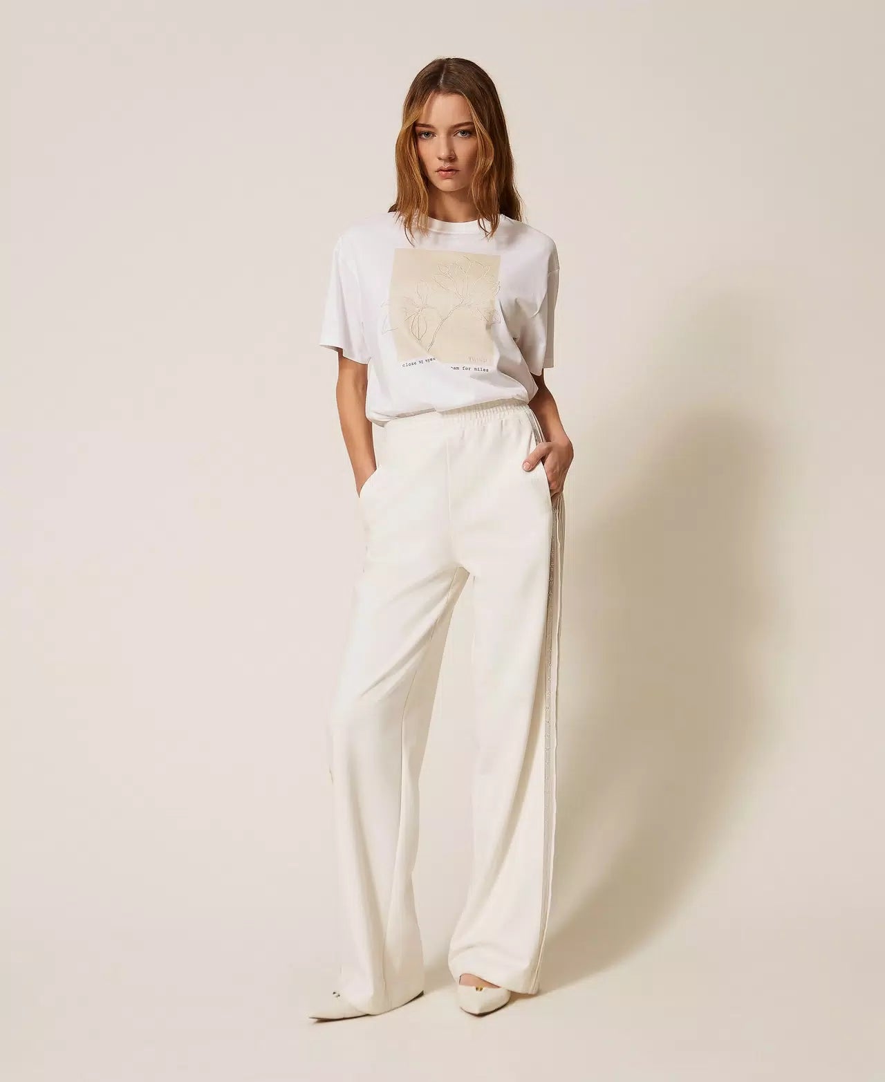 Twinset Recycled Crêpe de Chine Trousers