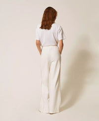 Twinset Recycled Crêpe de Chine Trousers