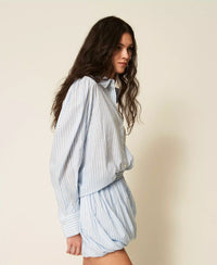 Twinset Chemise en Popeline Rayée