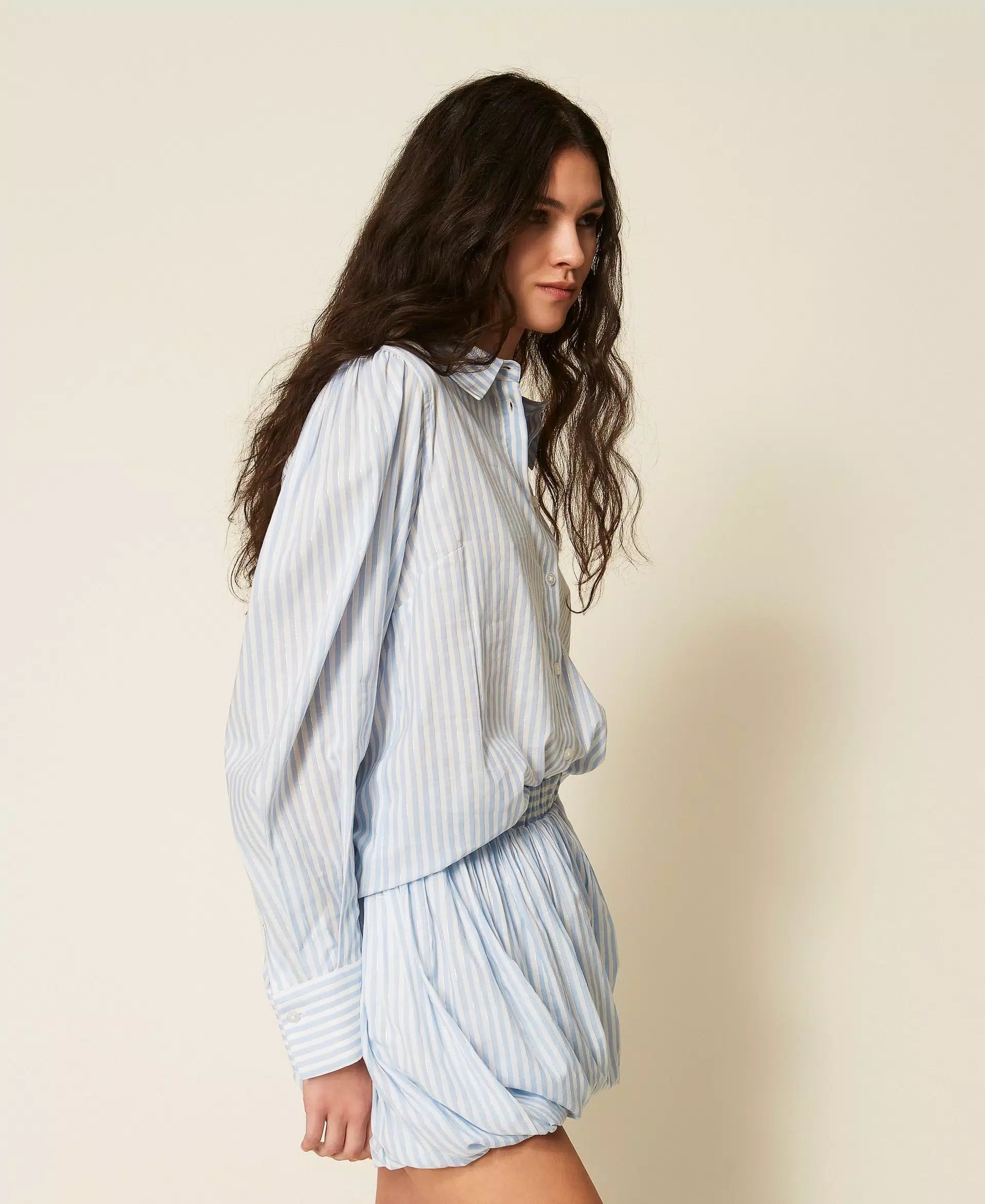 Twinset Chemise en Popeline Rayée