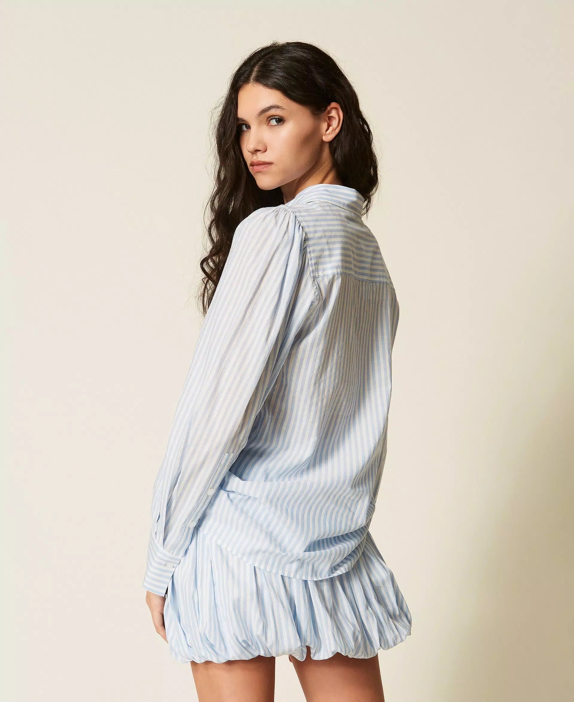Twinset Chemise en Popeline Rayée