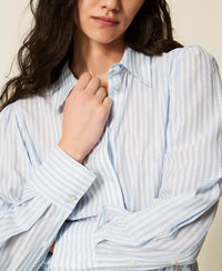 Twinset Chemise en Popeline Rayée