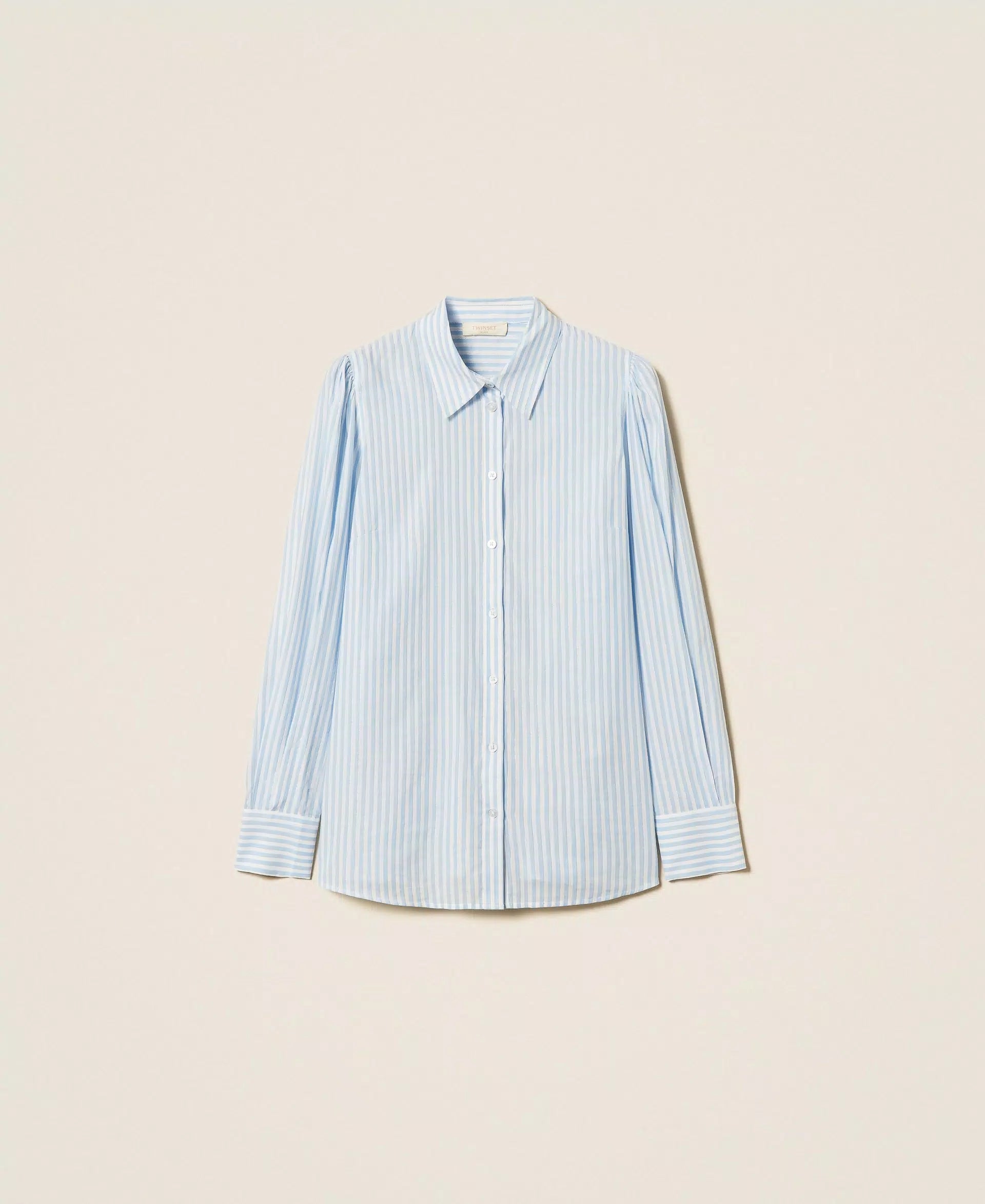 Twinset Chemise en Popeline Rayée