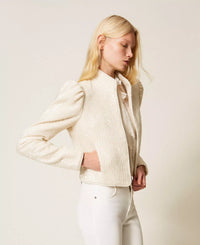 Twinset Bouclé Jacket With Sequins