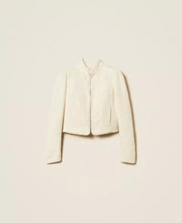 Twinset Bouclé Jacket With Sequins