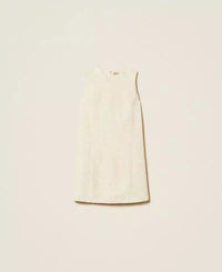 Twinset Short Bouclé Dress With Sequins