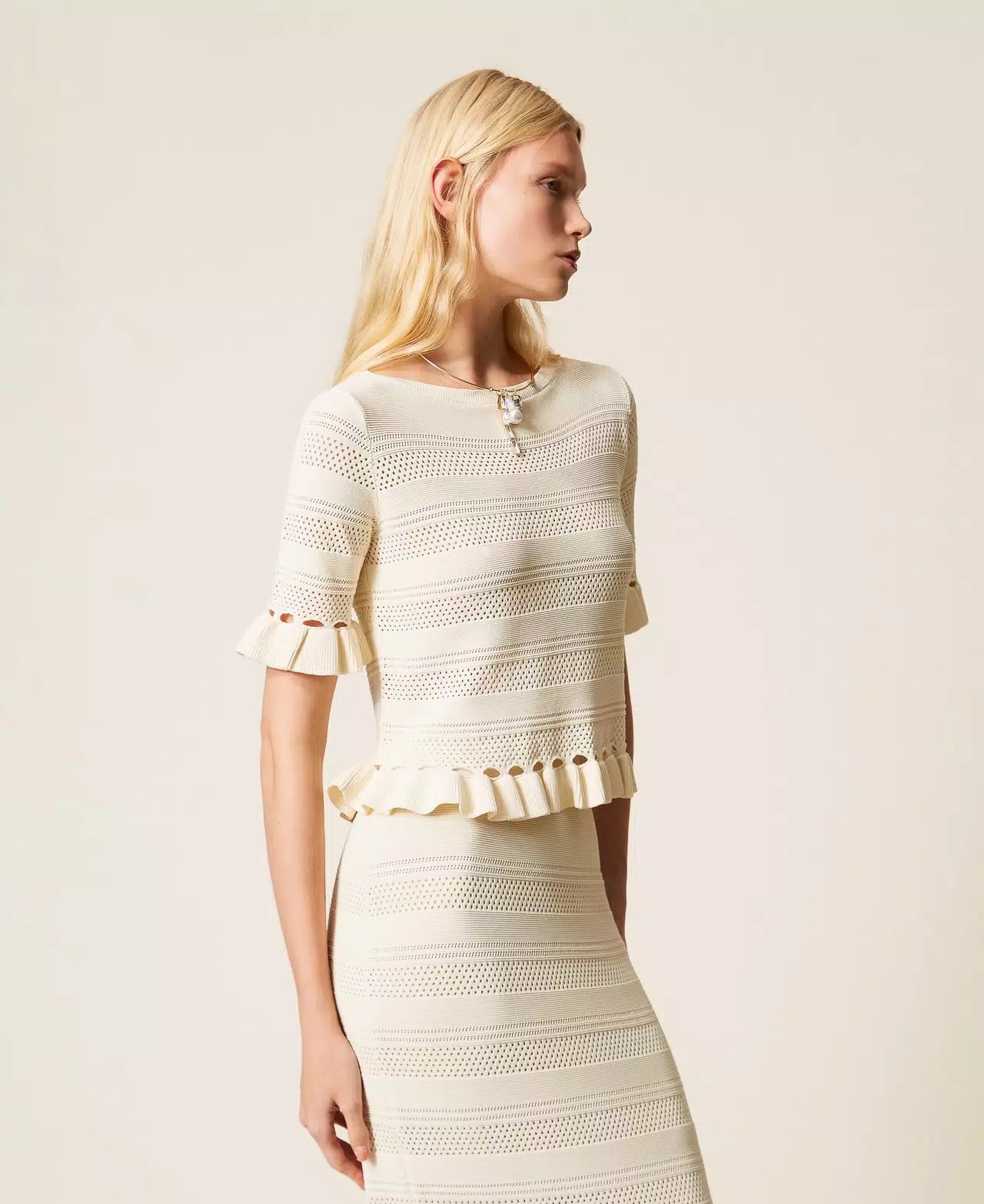 Twinset Jumper With Ruffles