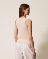 Twinset Knit Top With Sequins