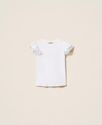 T-shirt coupe régulière avec dentelle Twinset