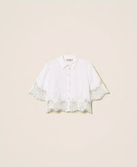Twinset Linen Shirt With Lace