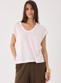 Majestic Filatures Sleeveless White