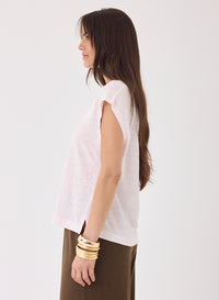 Majestic Filatures Sleeveless White