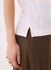 Majestic Filatures Sleeveless White