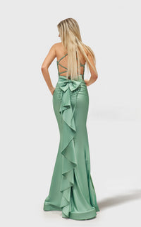 Jessica Angel Ruffle Panel Gown