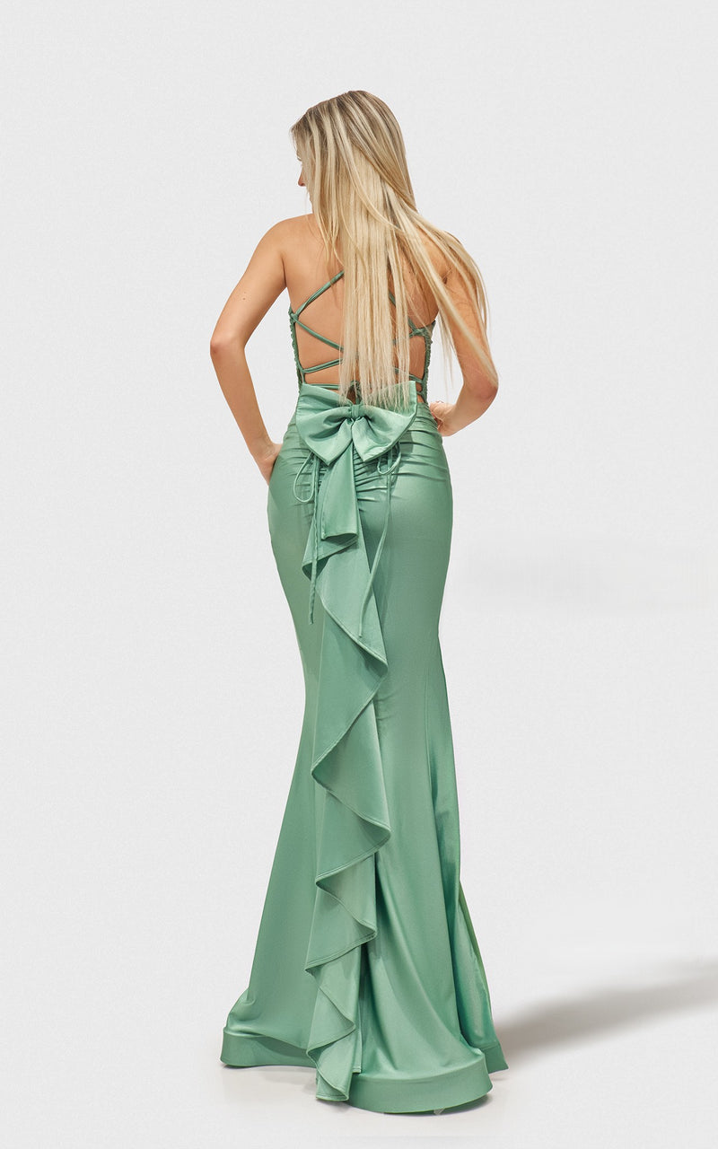 Jessica Angel Ruffle Panel Gown