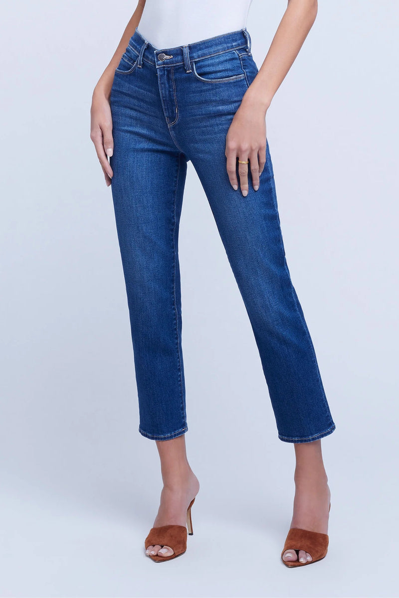 L'Agence Alexia Cigarette Cropped Jeans