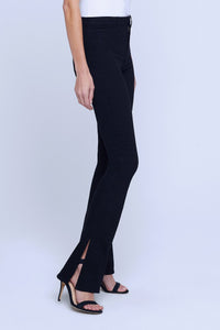 L'Agence Abilene High-Rise Boot Slit Pants