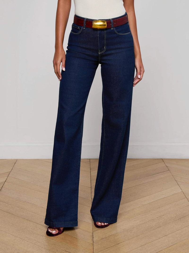 L'Agence Clayton Wide-Leg Jean