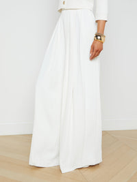 L'Agence Nova Pleated Wide-Leg Pant