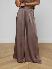 Pantalon en satin L'Agence Aubrie
