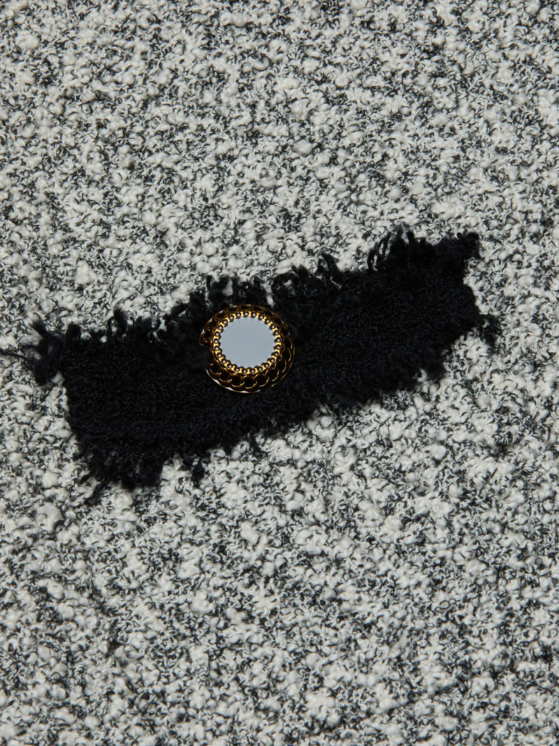 L’Agence Arielle Collared Cropped Jacket