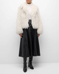 Cinq à Sept Faux Fur Cape