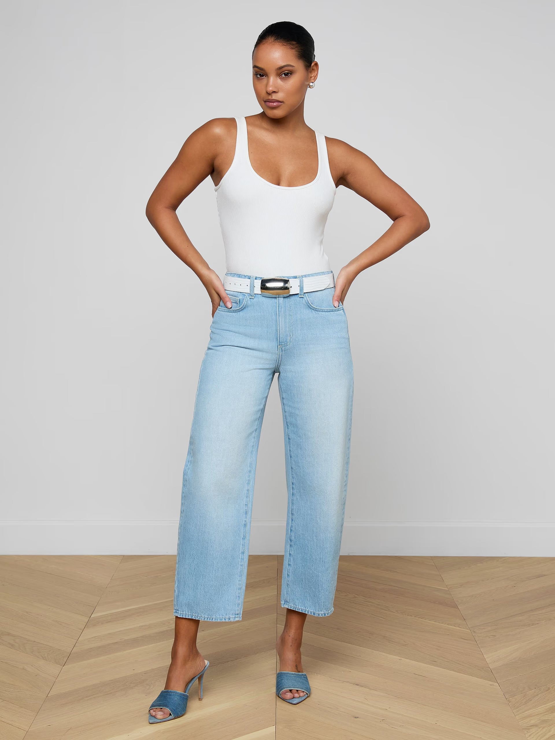 L'Agence Jean à jambes larges Mallis Brea
